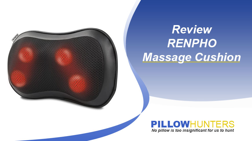 Renpho Back Massager With Heat, Shiatsu Massage Cushion With Heat